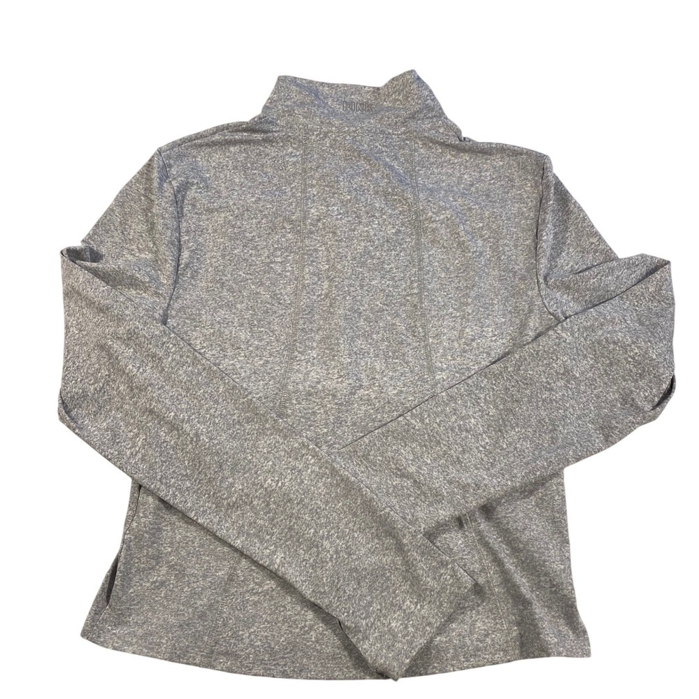 PINK Active Gray Quarter Zip Pullover Athletic To… - image 13